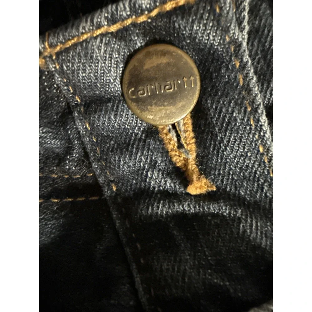 Carhartt Men's Jeans 32x 32 Relaxed Fit Dark Blue